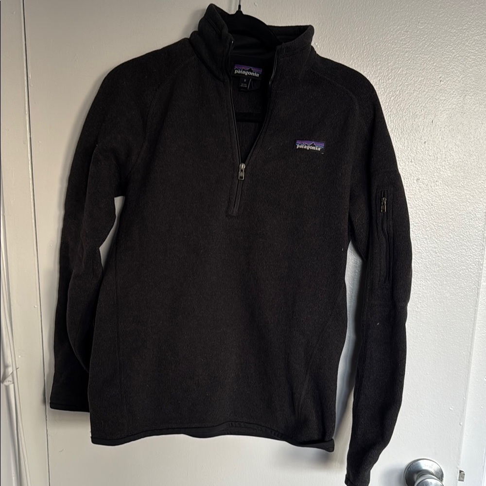 Patagonia Classic Better Sweater Black / Dark Gray Quarter-Zip Fleece Jacket